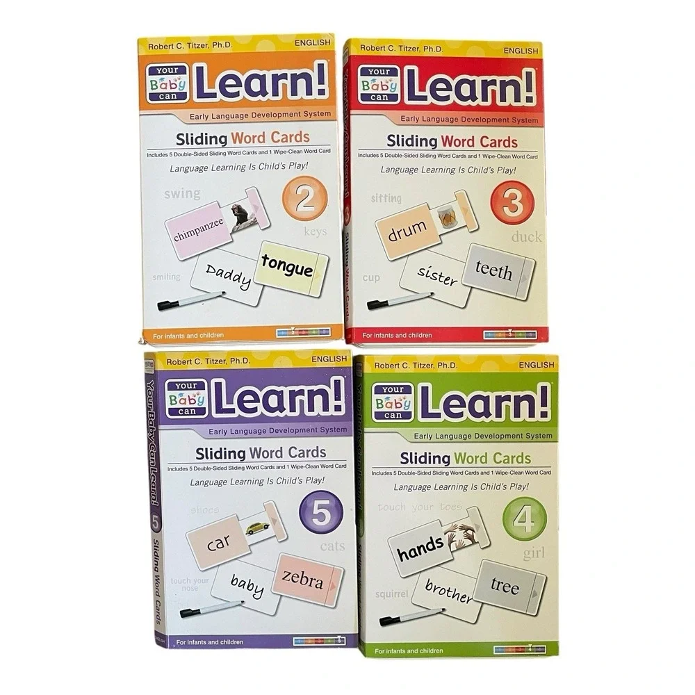 Your Baby Can Read! Early Learning System by Robert Titzer Books DVDs Card Child